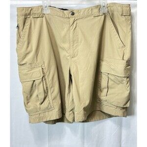 Duluth Trading Co. Mens 2XL Brown Work Utility Outdoor‎ Nine Pockets Shorts